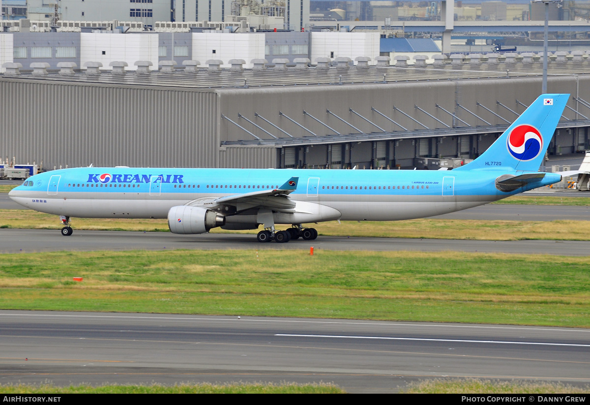 Aircraft Photo of HL7720 | Airbus A330-323 | Korean Air | AirHistory.net #415409