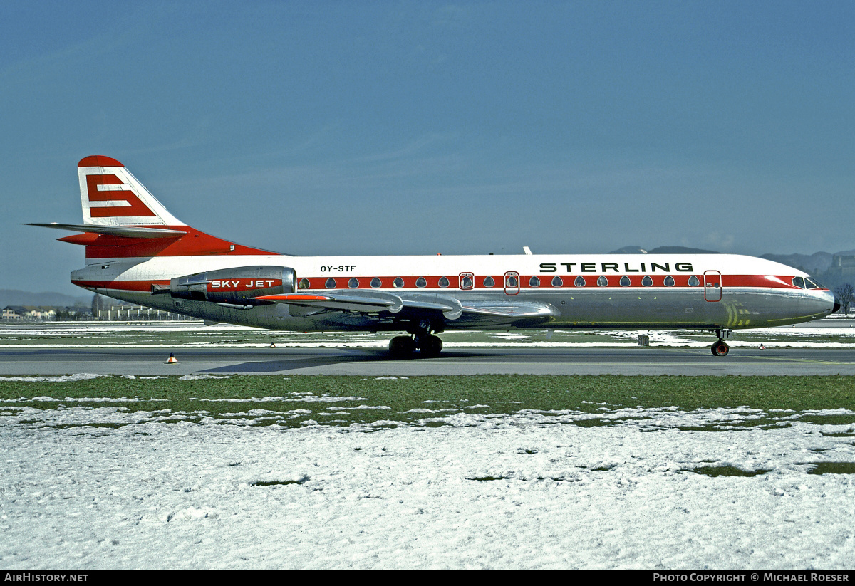 Aircraft Photo of OY-STF | Sud SE-210 Caravelle 10B3 Super B | Sterling Airways | AirHistory.net #415433