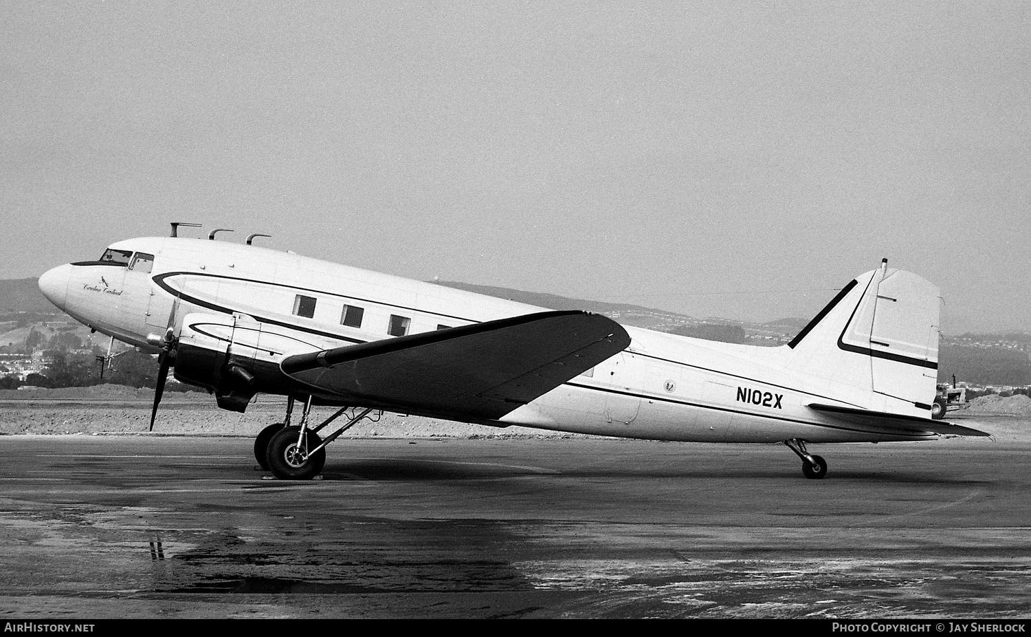 Aircraft Photo of N102X | Douglas DC-3-201A | AirHistory.net #415438