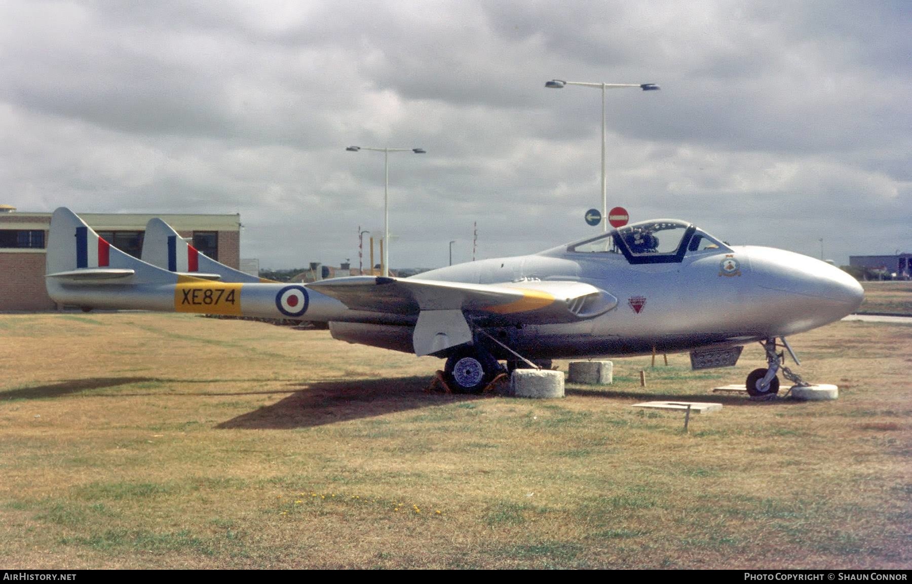 Aircraft Photo of XE874 | De Havilland D.H. 115 Vampire T11 | UK - Air Force | AirHistory.net #415493