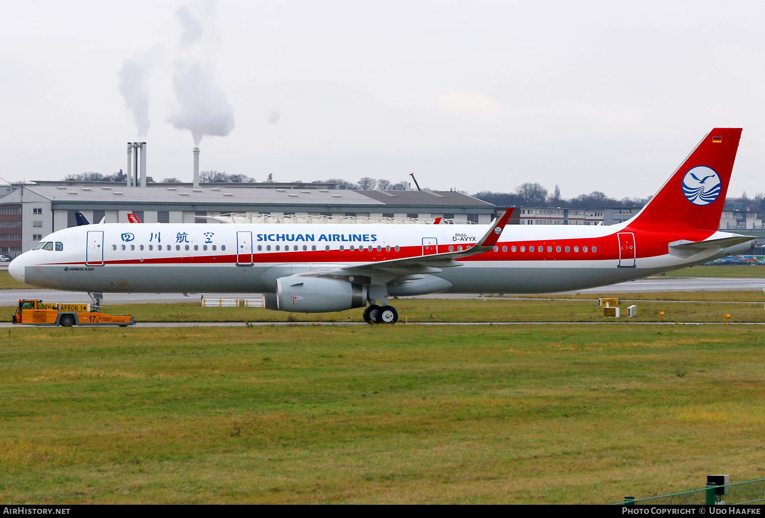 Aircraft Photo of D-AVYX / B-305U | Airbus A321-231 | Sichuan Airlines | AirHistory.net #415494