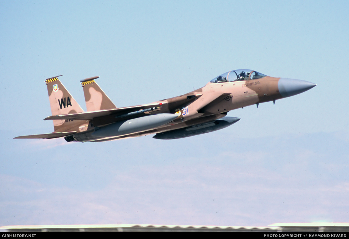 Aircraft Photo of 85-0131 / AF85-131 | McDonnell Douglas F-15D Eagle | USA - Air Force | AirHistory.net #415524