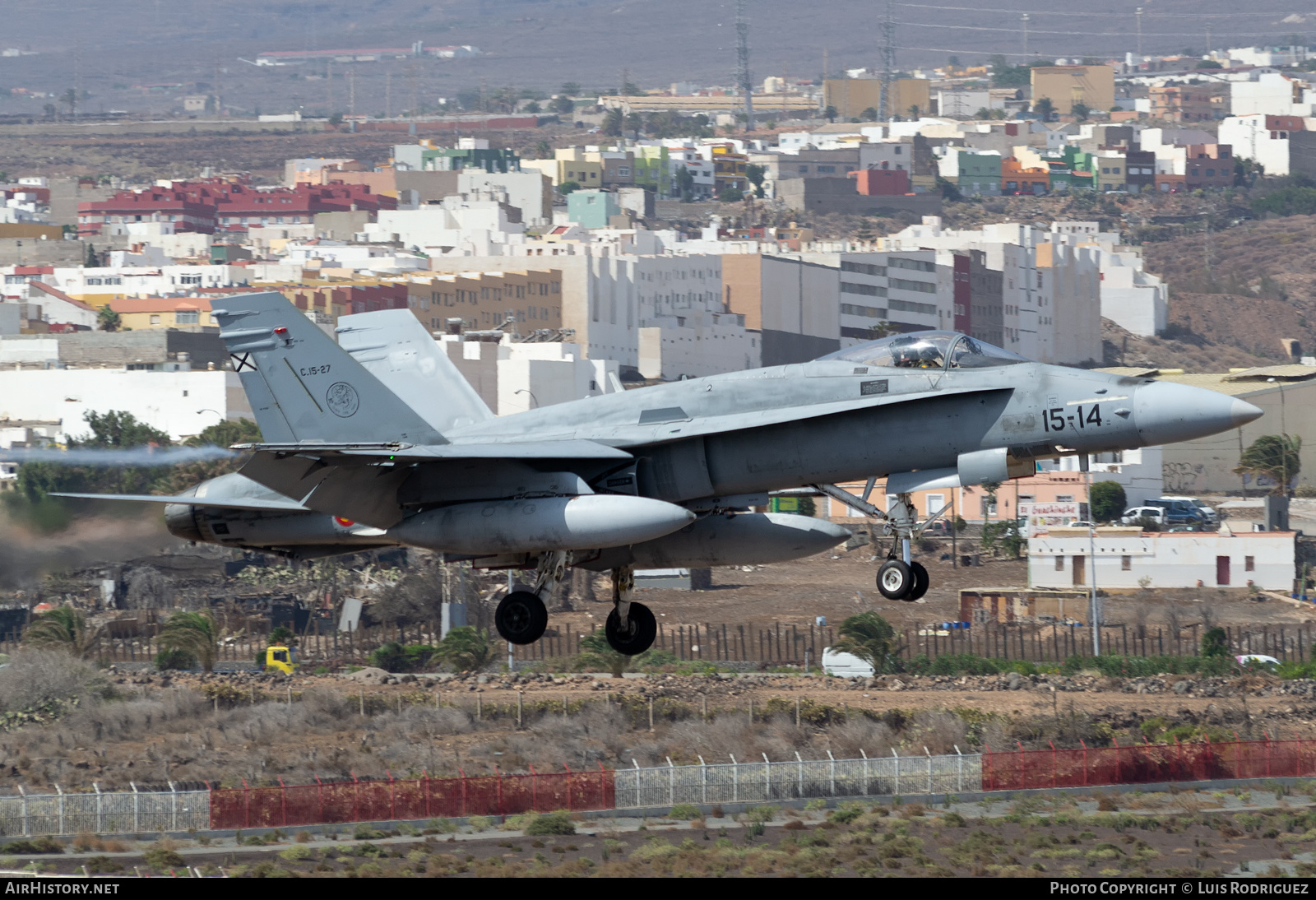 Aircraft Photo of C.15-27 | McDonnell Douglas EF-18M Hornet | Spain - Air Force | AirHistory.net #415547