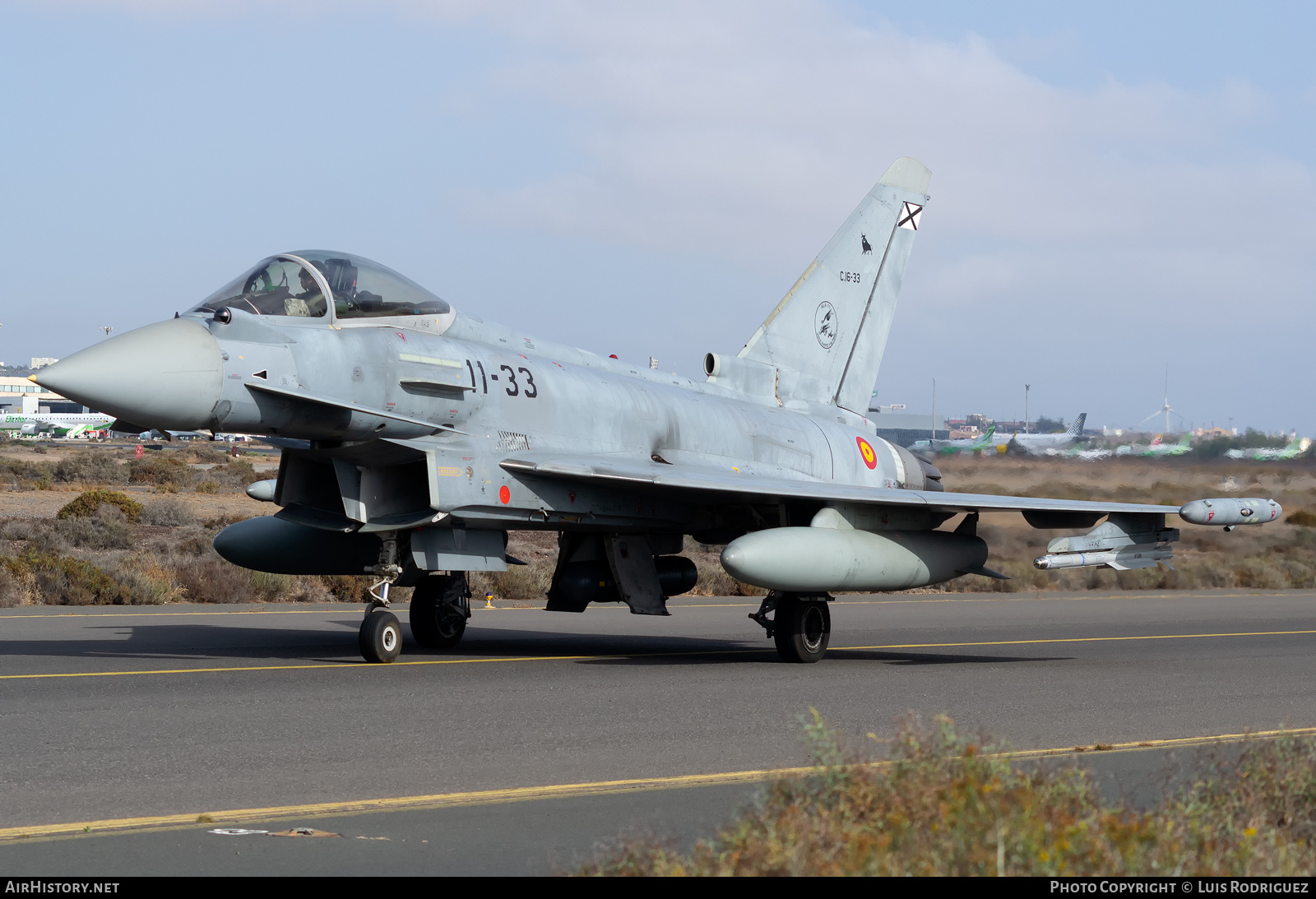 Aircraft Photo of C.16-33 | Eurofighter EF-2000 Typhoon | Spain - Air Force | AirHistory.net #415554