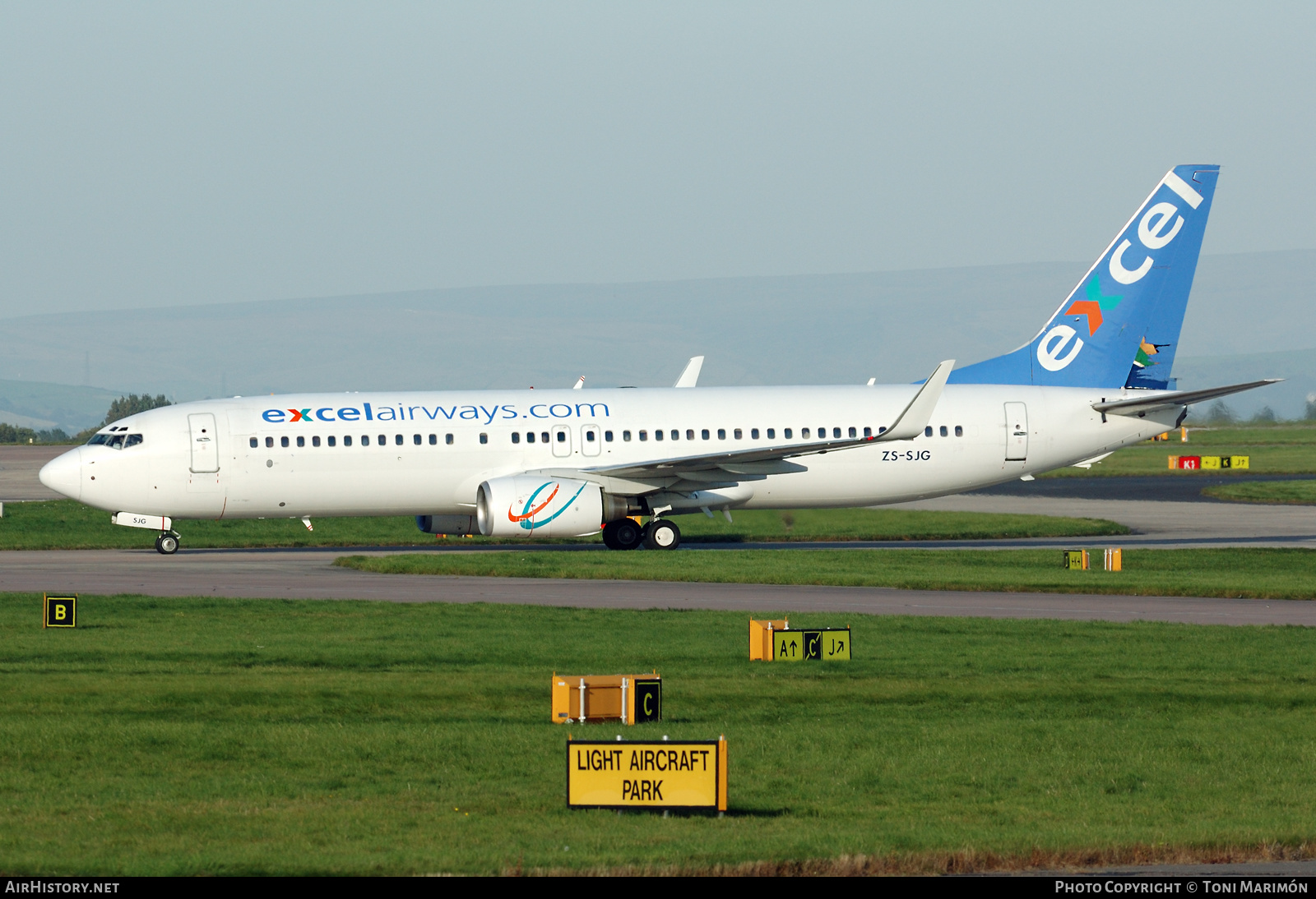 Aircraft Photo of ZS-SJG | Boeing 737-8BG | Excel Airways | AirHistory.net #415558