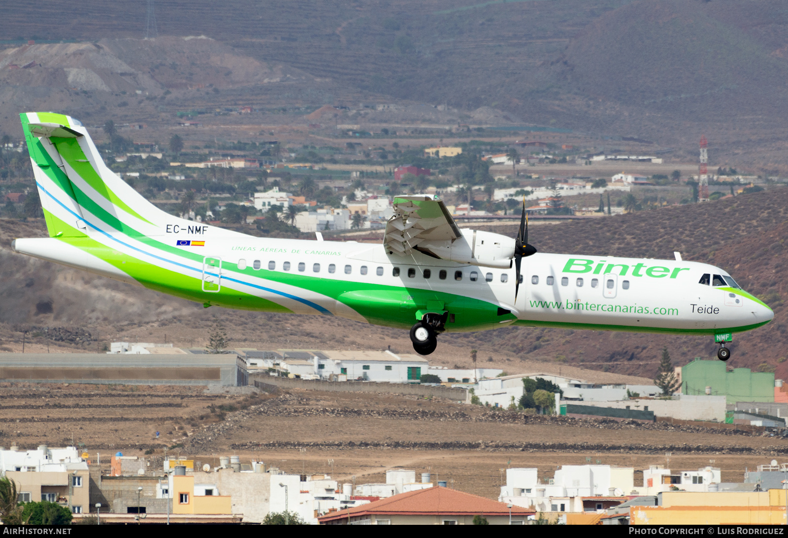 Aircraft Photo of EC-NMF | ATR ATR-72-600 (ATR-72-212A) | Binter Canarias | AirHistory.net #415563