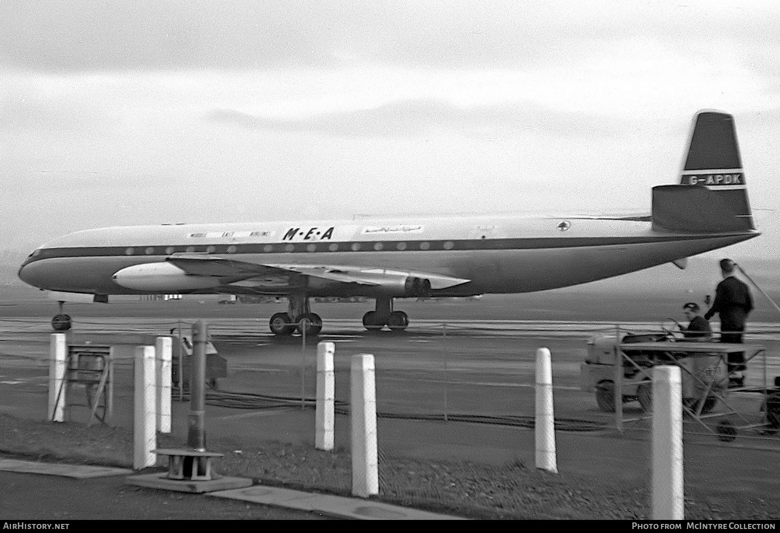 Aircraft Photo of G-APDK | De Havilland D.H. 106 Comet 4 | MEA - Middle East Airlines | AirHistory.net #415581