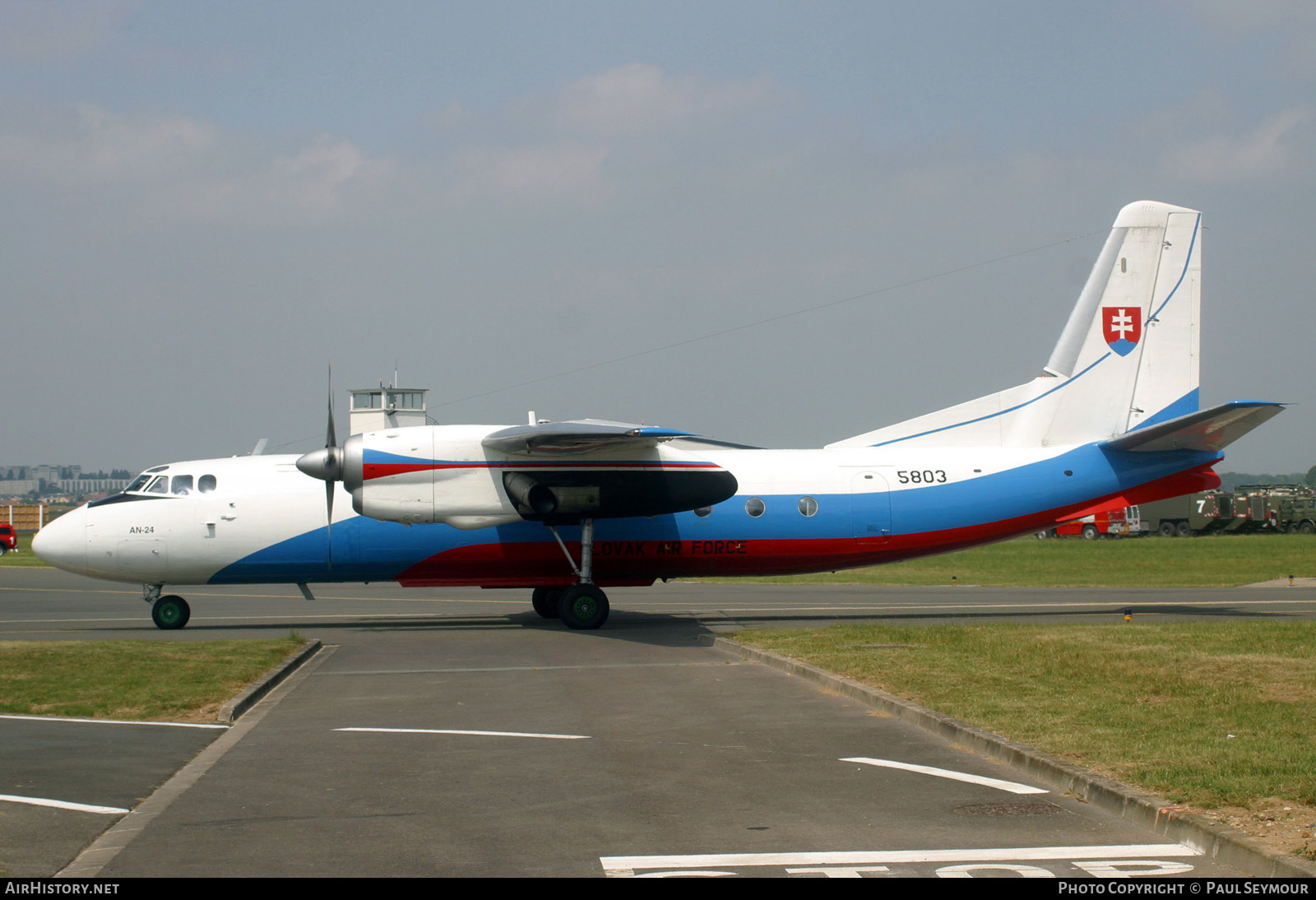 Aircraft Photo of 5803 | Antonov An-24V | Slovakia - Air Force | AirHistory.net #415627