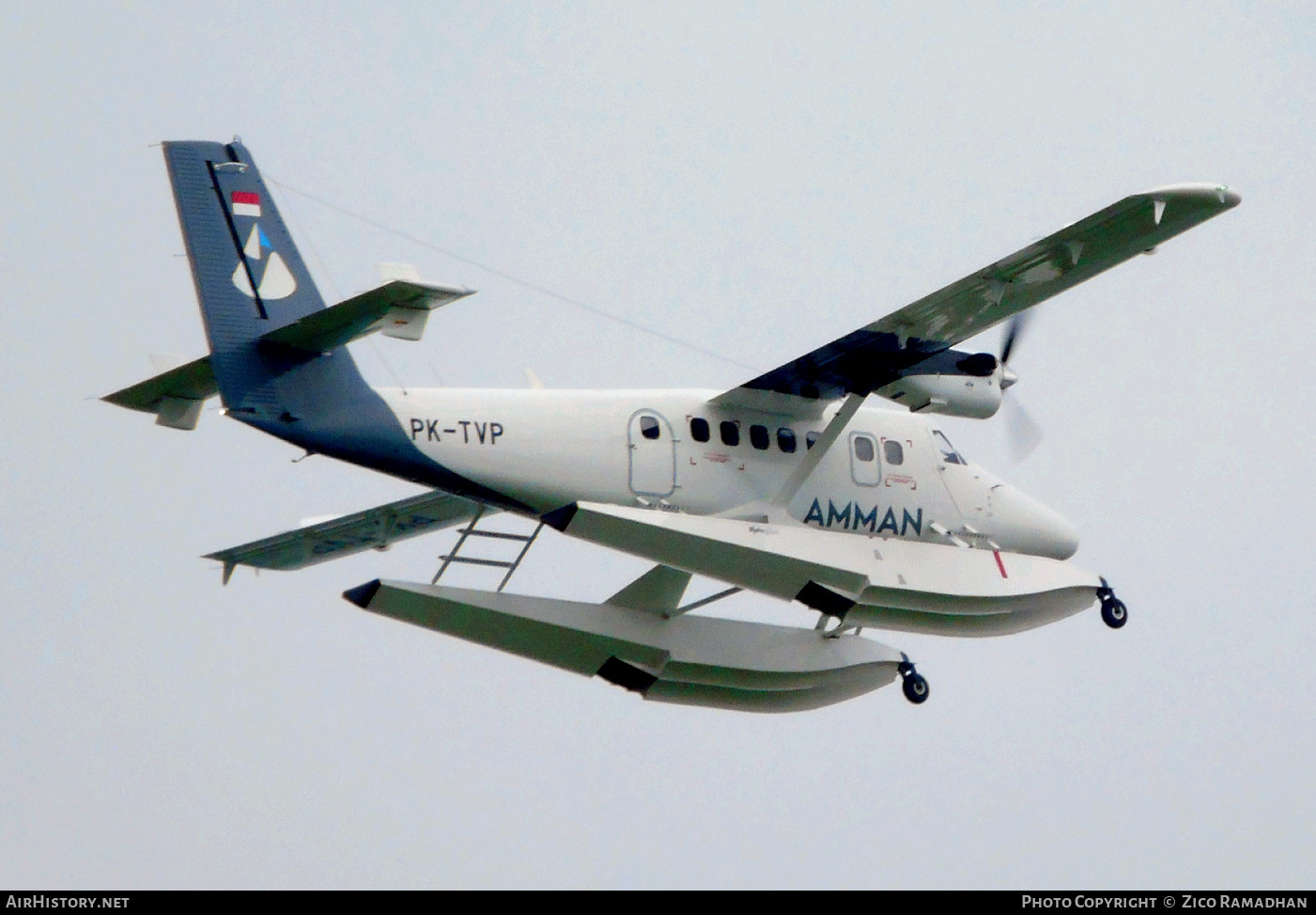 Aircraft Photo of PK-TVP | Viking DHC-6-400 Twin Otter | Travira Air | Amman Mineral | AirHistory.net #415673