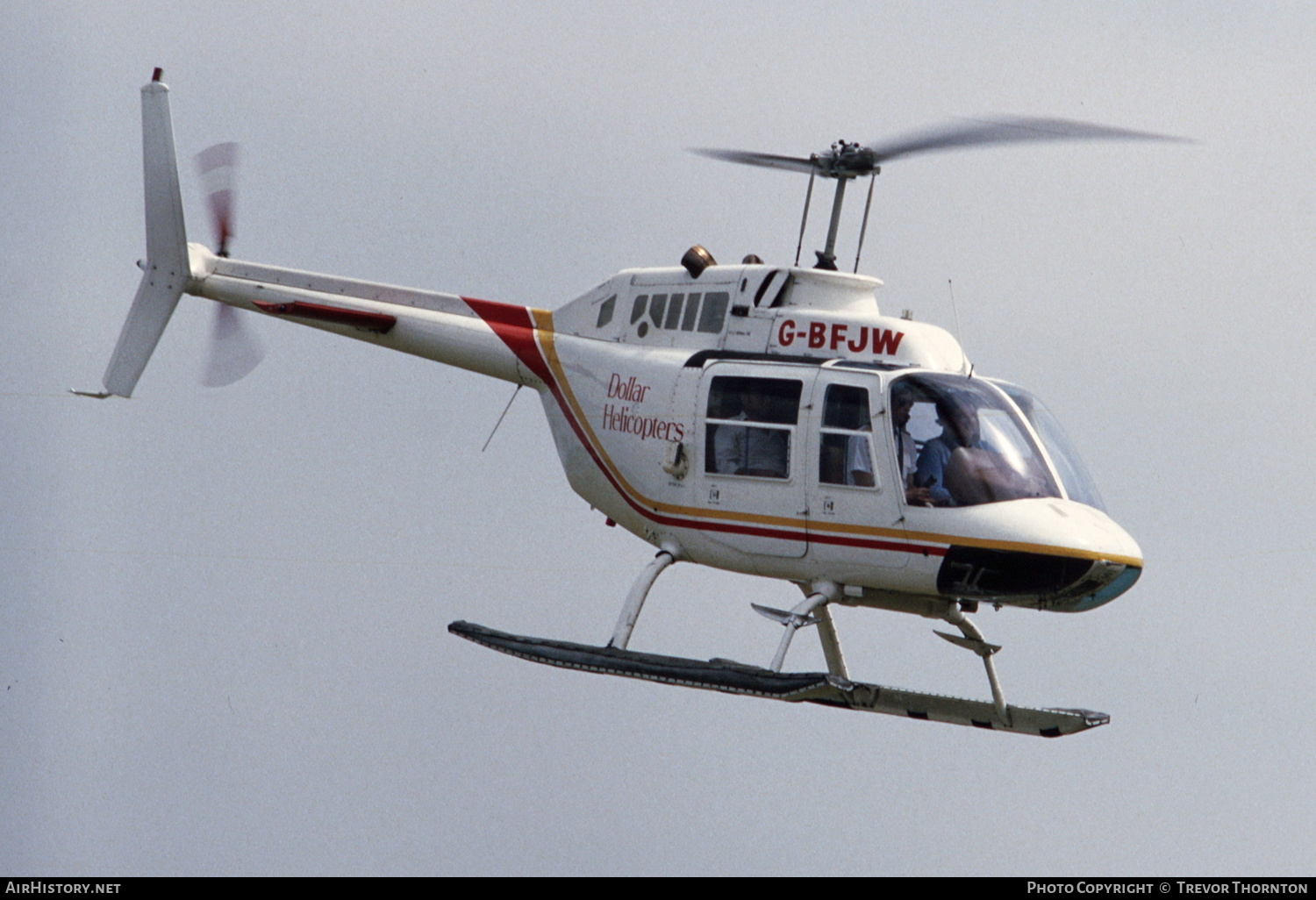 Aircraft Photo of G-BFJW | Bell AB-206B JetRanger II | Dollar Helicopters | AirHistory.net #415682