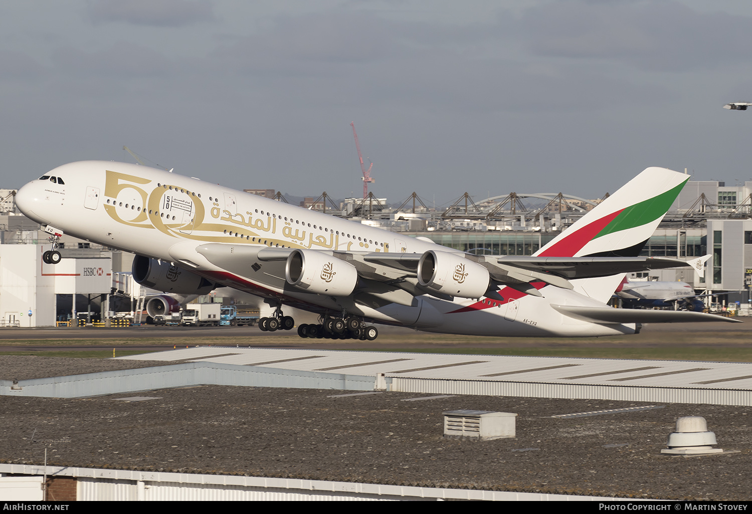Aircraft Photo of A6-EVQ | Airbus A380-842 | Emirates | AirHistory.net #415698