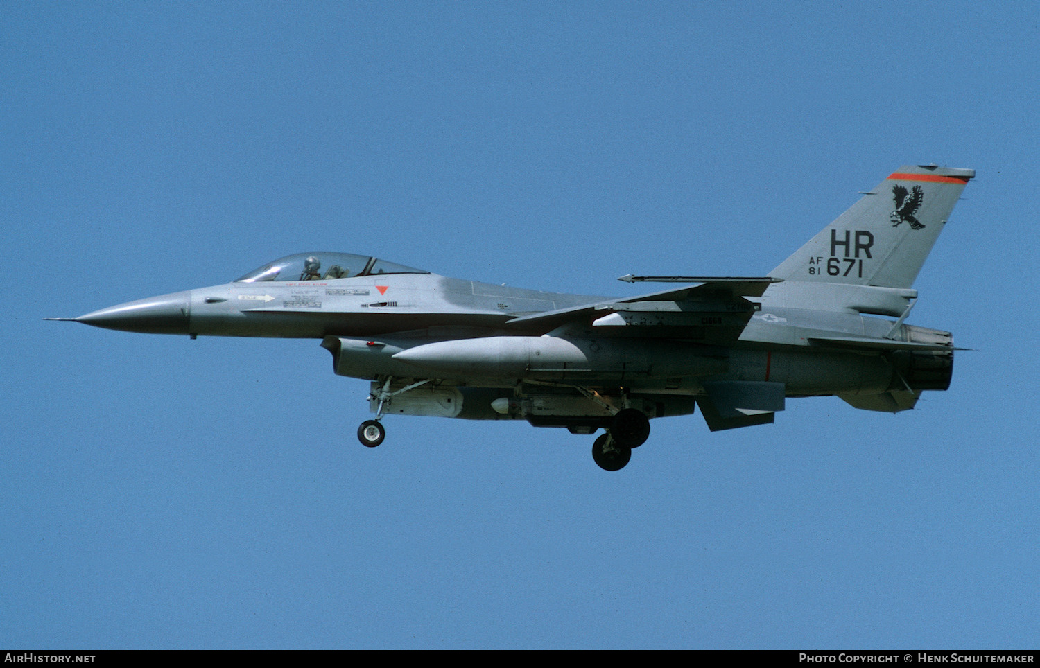Aircraft Photo of 81-0671 / AF81-671 | General Dynamics F-16A Fighting Falcon | USA - Air Force | AirHistory.net #415702