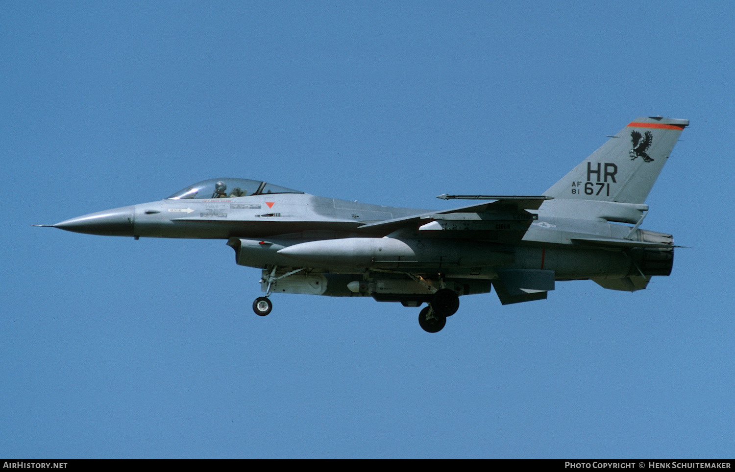 Aircraft Photo of 81-0671 / AF81-671 | General Dynamics F-16A Fighting Falcon | USA - Air Force | AirHistory.net #415702
