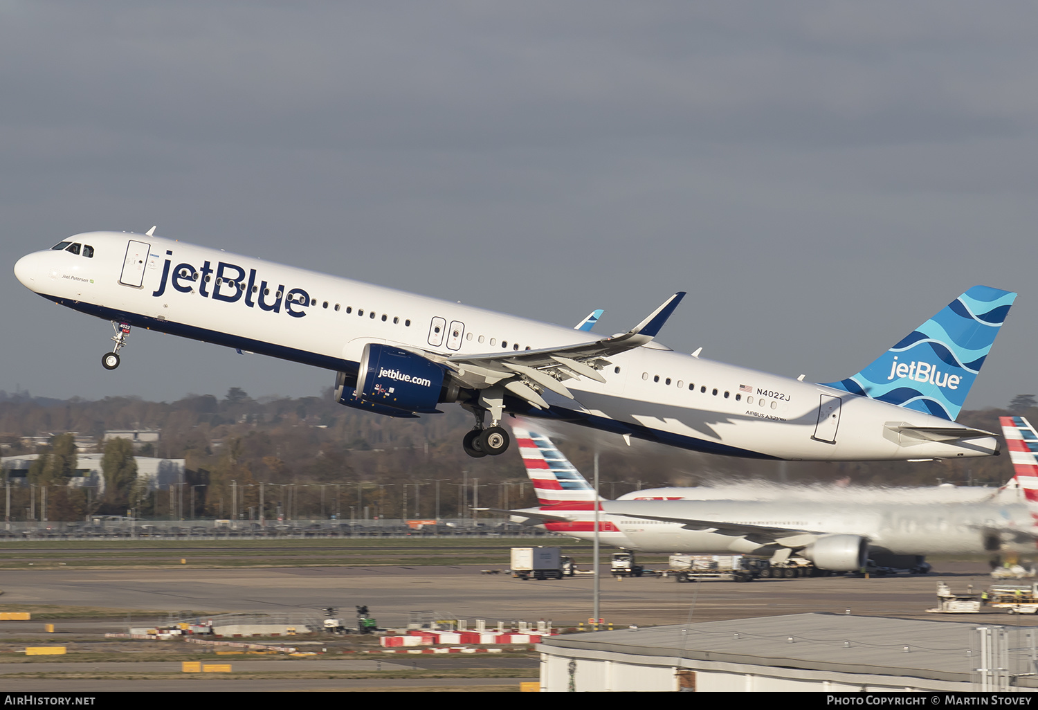 Aircraft Photo of N4022J | Airbus A321-271NXLR | JetBlue Airways | AirHistory.net #415717