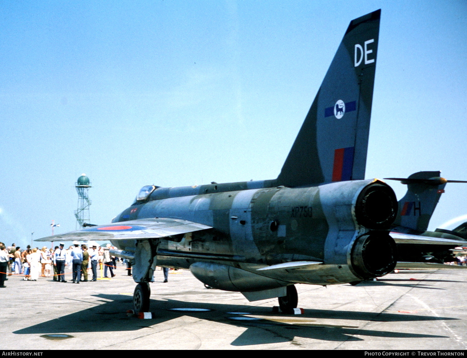 Aircraft Photo of XP750 | English Electric Lightning F3 | UK - Air Force | AirHistory.net #415718