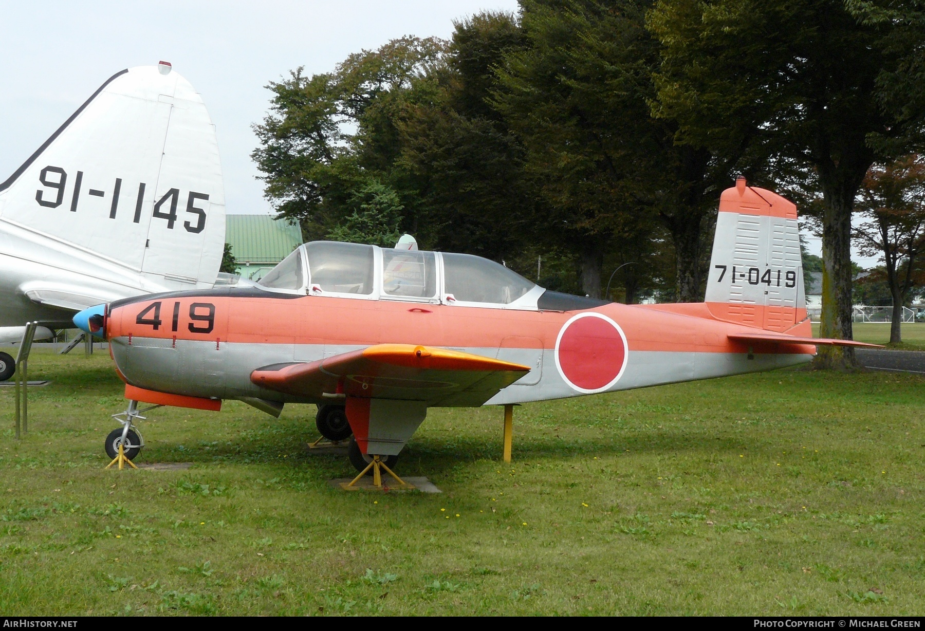 Aircraft Photo of 71-0419 | Beech T-34A Mentor (45) | Japan - Air Force | AirHistory.net #415777