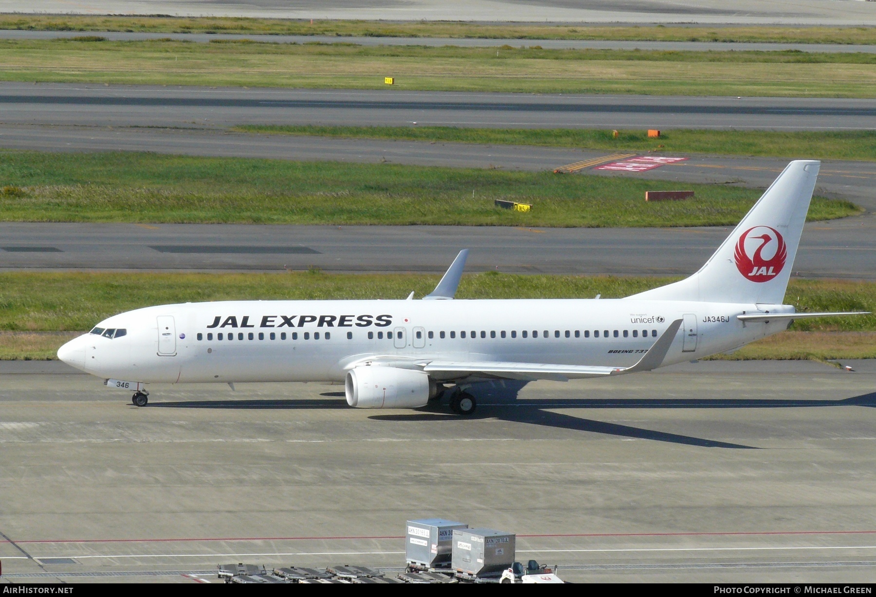 Aircraft Photo of JA346J | Boeing 737-846 | JAL Express - JAL | AirHistory.net #415784