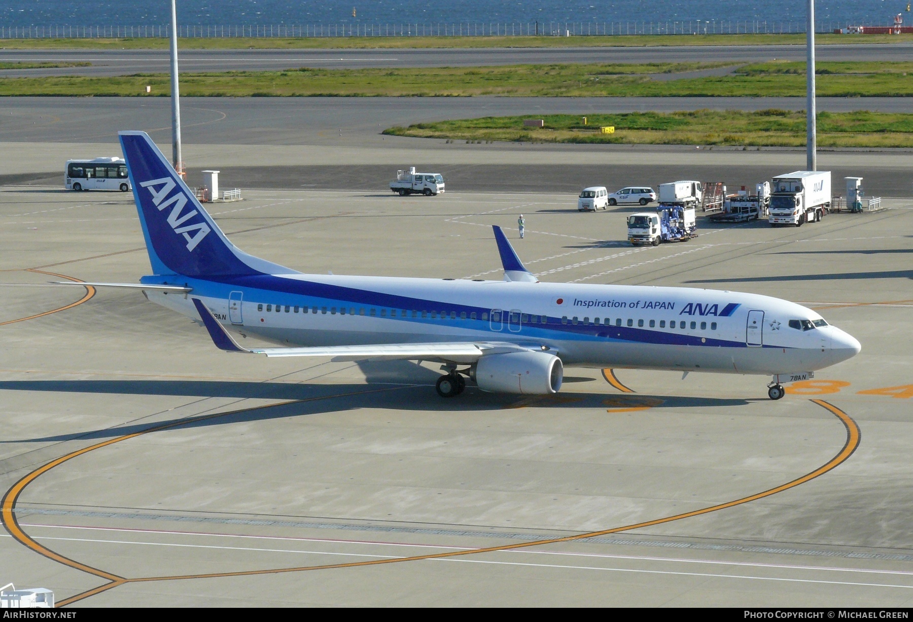 Aircraft Photo of JA78AN | Boeing 737-881 | All Nippon Airways - ANA | AirHistory.net #415797