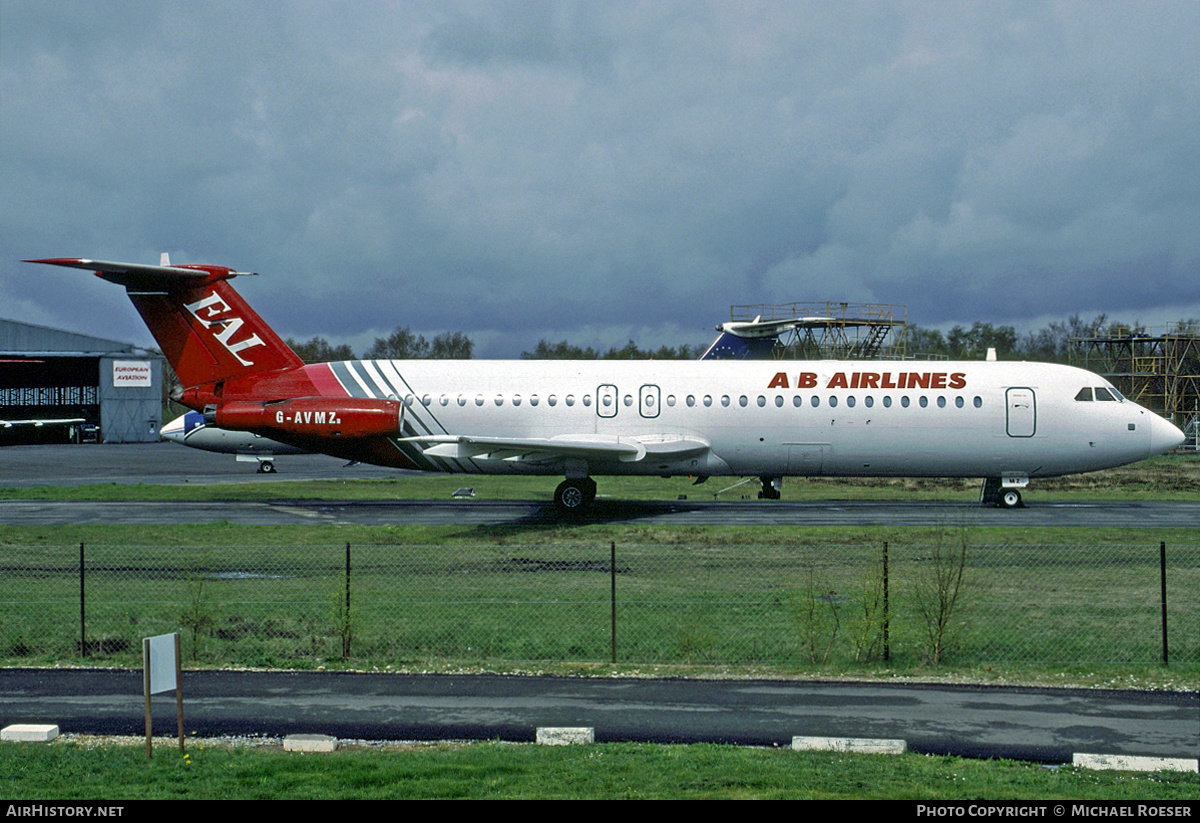 Aircraft Photo of G-AVMZ | BAC 111-510ED One-Eleven | AB Airlines | AirHistory.net #415817