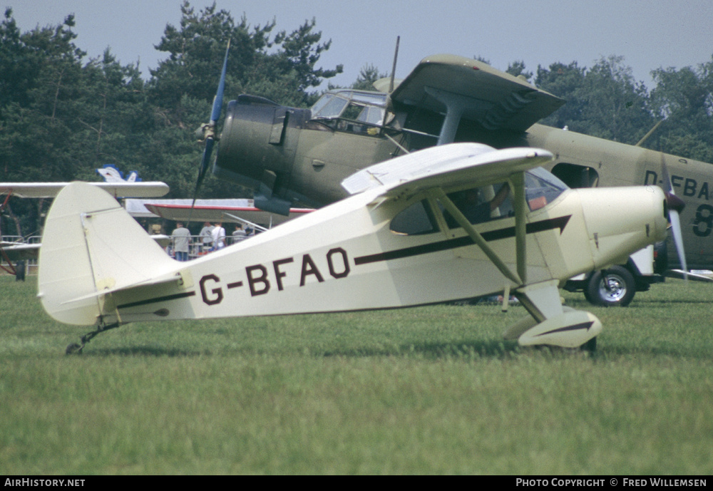 Aircraft Photo of G-BFAO | Piper PA-20-135 Pacer | AirHistory.net #415835