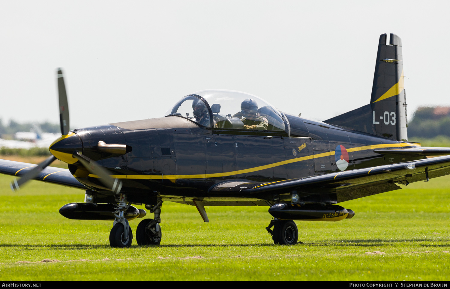 Aircraft Photo of L-03 | Pilatus PC-7 | Netherlands - Air Force | AirHistory.net #415837