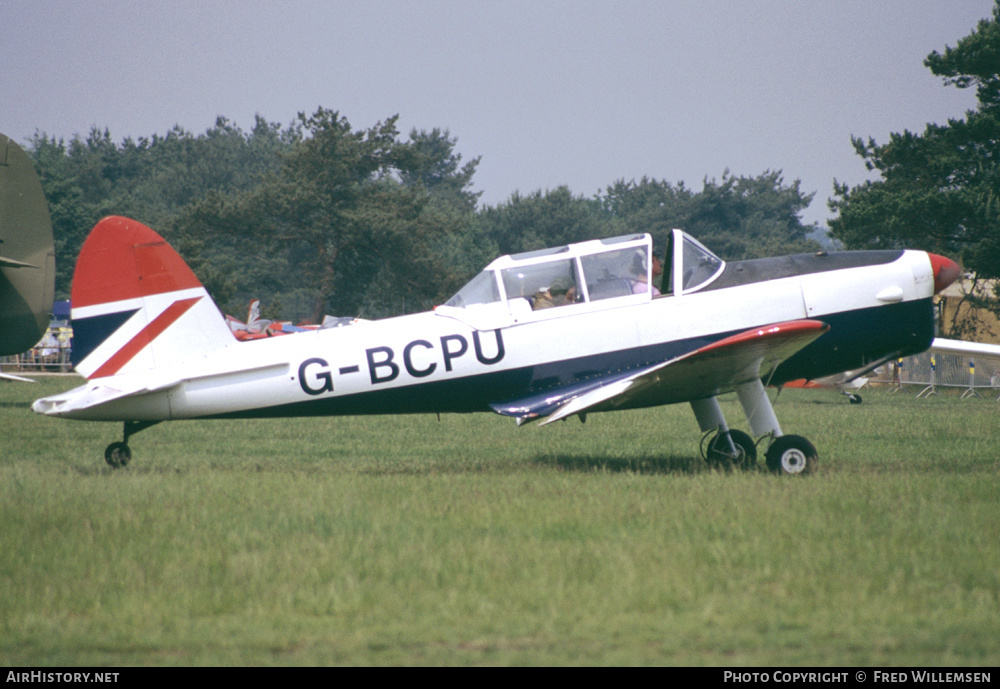 Aircraft Photo of G-BCPU | De Havilland DHC-1 Chipmunk Mk22 | AirHistory.net #415838