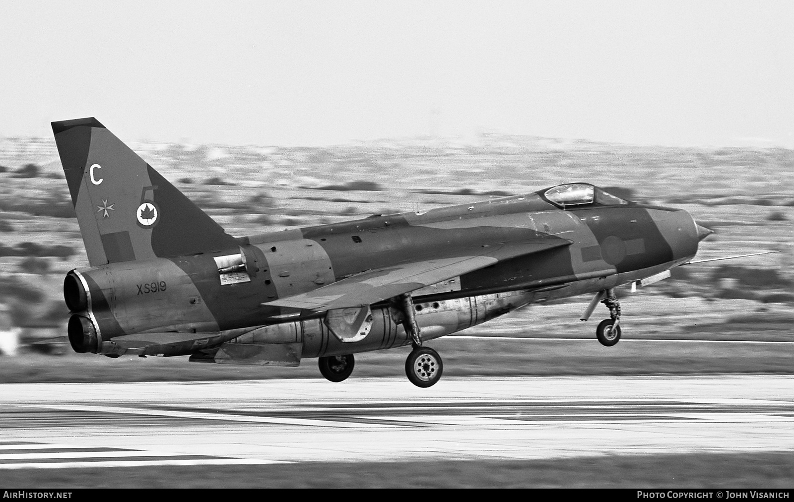 Aircraft Photo of XS919 | English Electric Lightning F6 | UK - Air Force | AirHistory.net #415915