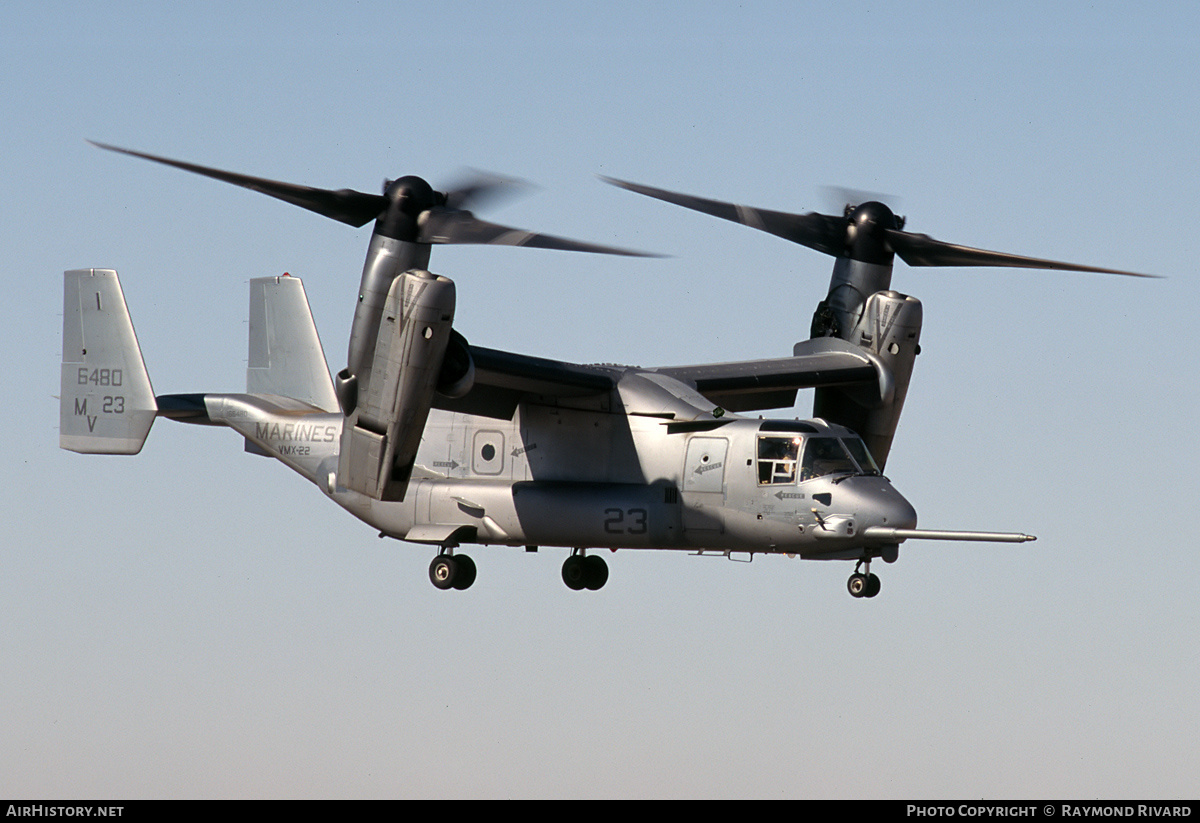 Aircraft Photo of 166480 / 6480 | Bell-Boeing MV-22B Osprey | USA - Marines | AirHistory.net #415934