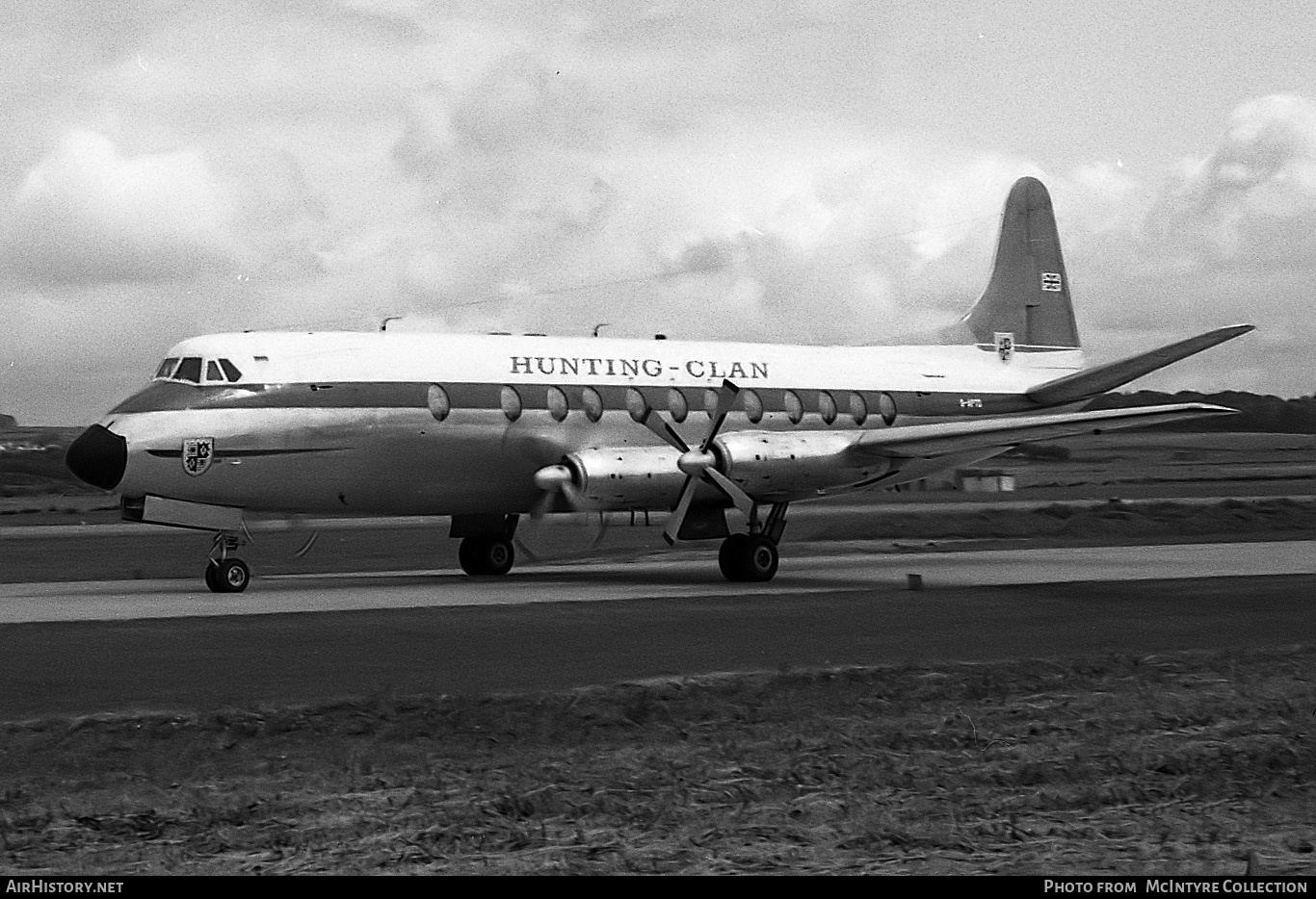 Aircraft Photo of G-APTD | Vickers 833 Viscount | Hunting-Clan Air Transport | AirHistory.net #415936