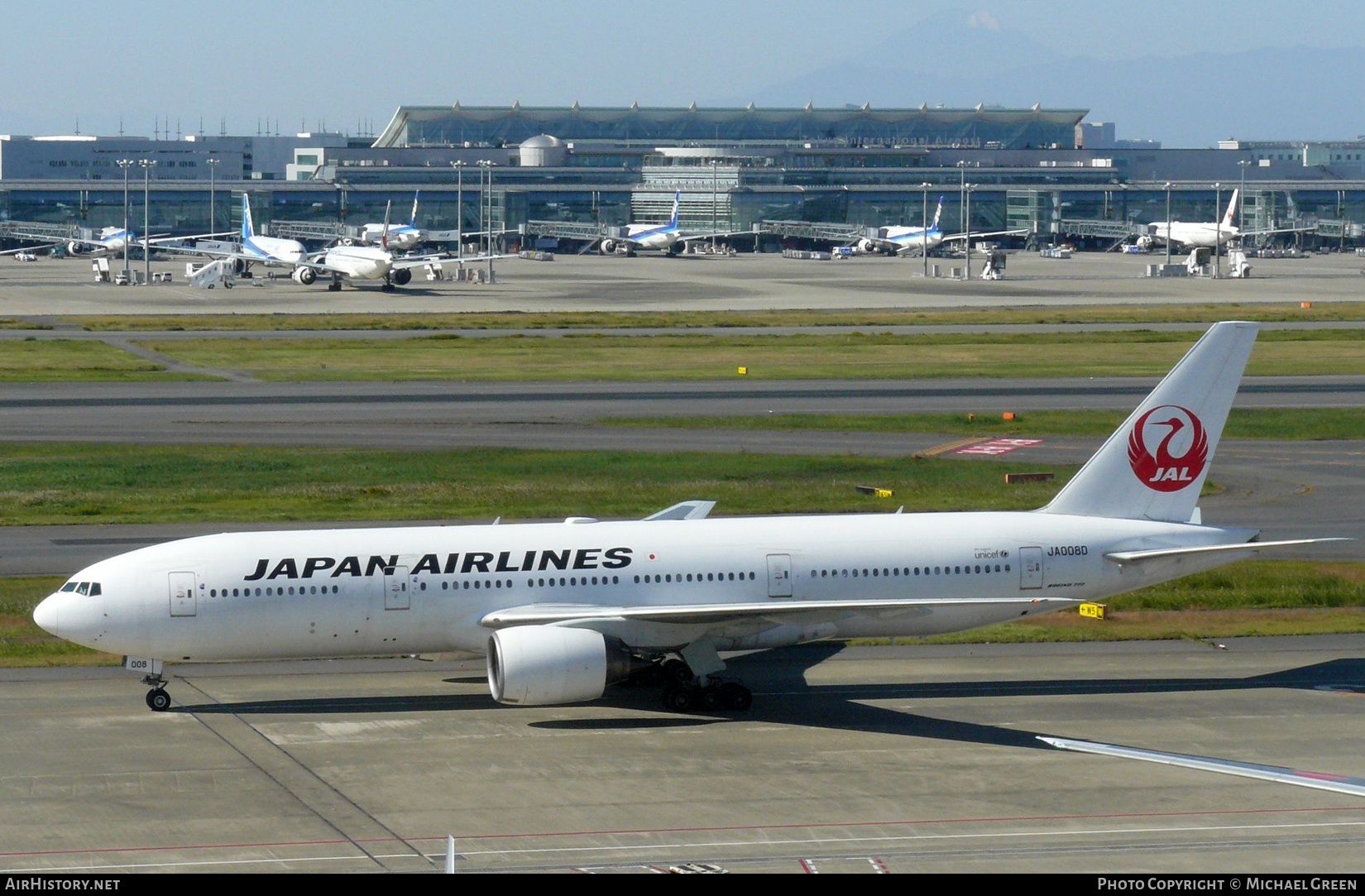 Aircraft Photo of JA008D | Boeing 777-289 | Japan Airlines - JAL | AirHistory.net #415959