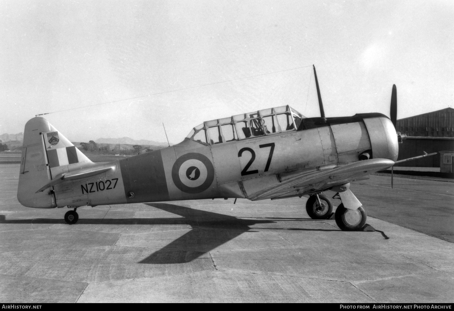 Aircraft Photo of NZ1027 | North American AT-6C Harvard IIA | New Zealand - Air Force | AirHistory.net #415961