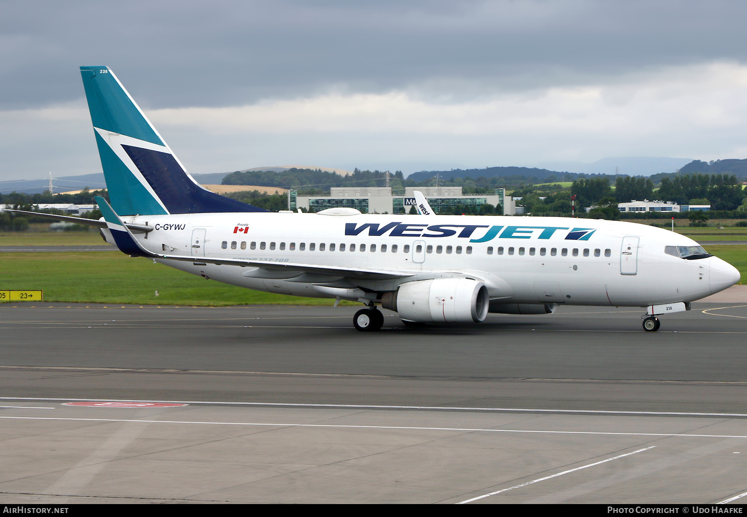 Aircraft Photo of C-GYWJ | Boeing 737-7CT | WestJet | AirHistory.net #416009