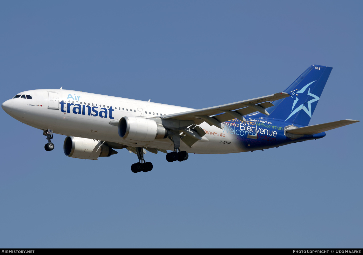 Aircraft Photo of C-GTSF | Airbus A310-304/ET | Air Transat | AirHistory.net #416038