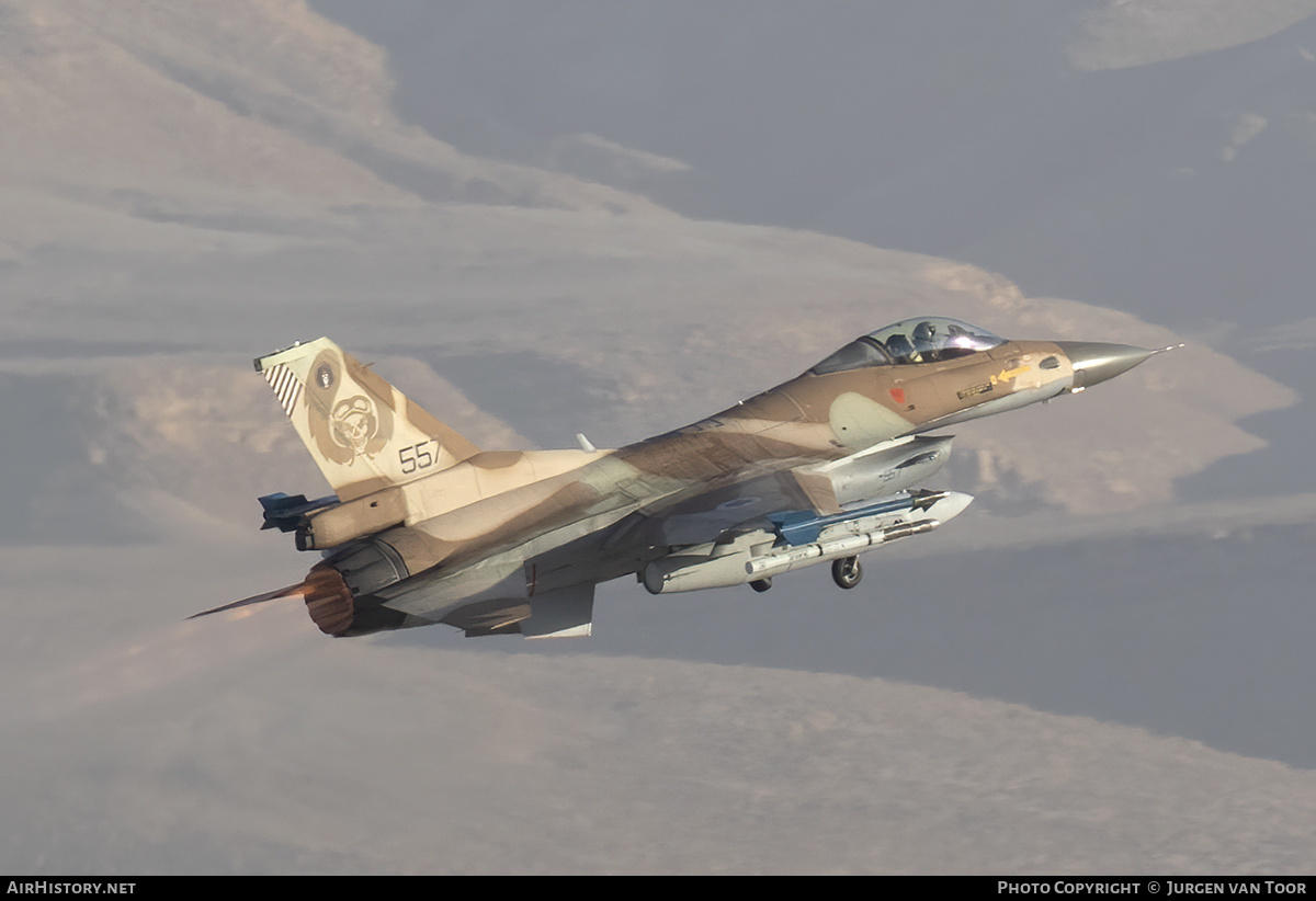 Aircraft Photo of 557 | General Dynamics F-16CG Barak | Israel - Air Force | AirHistory.net #416047