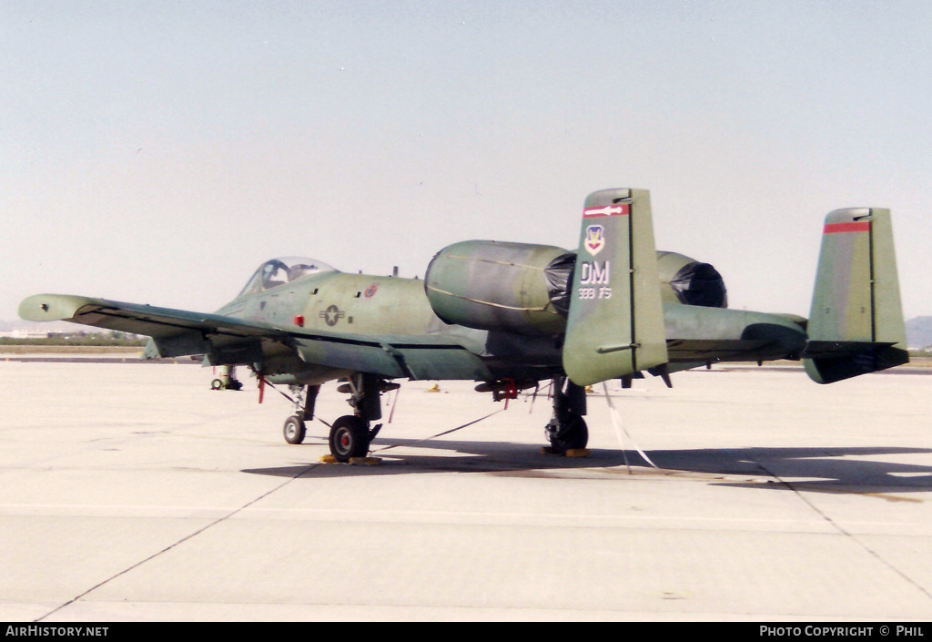 Aircraft Photo of 77-0222 / 222 | Fairchild A-10A Thunderbolt II | USA - Air Force | AirHistory.net #416051