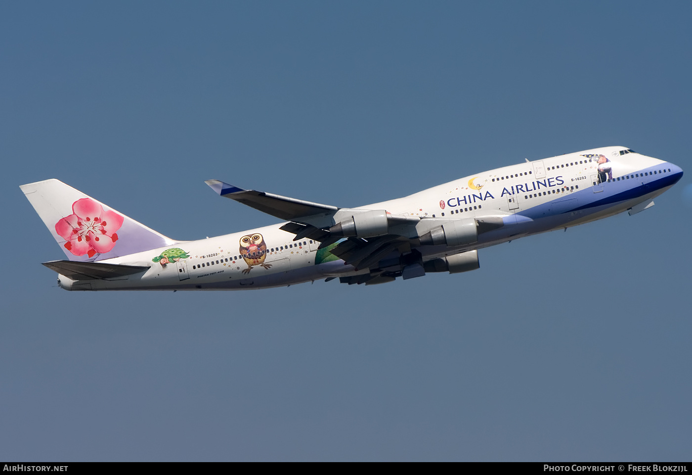 Aircraft Photo of B-18203 | Boeing 747-409 | China Airlines | AirHistory.net #416054