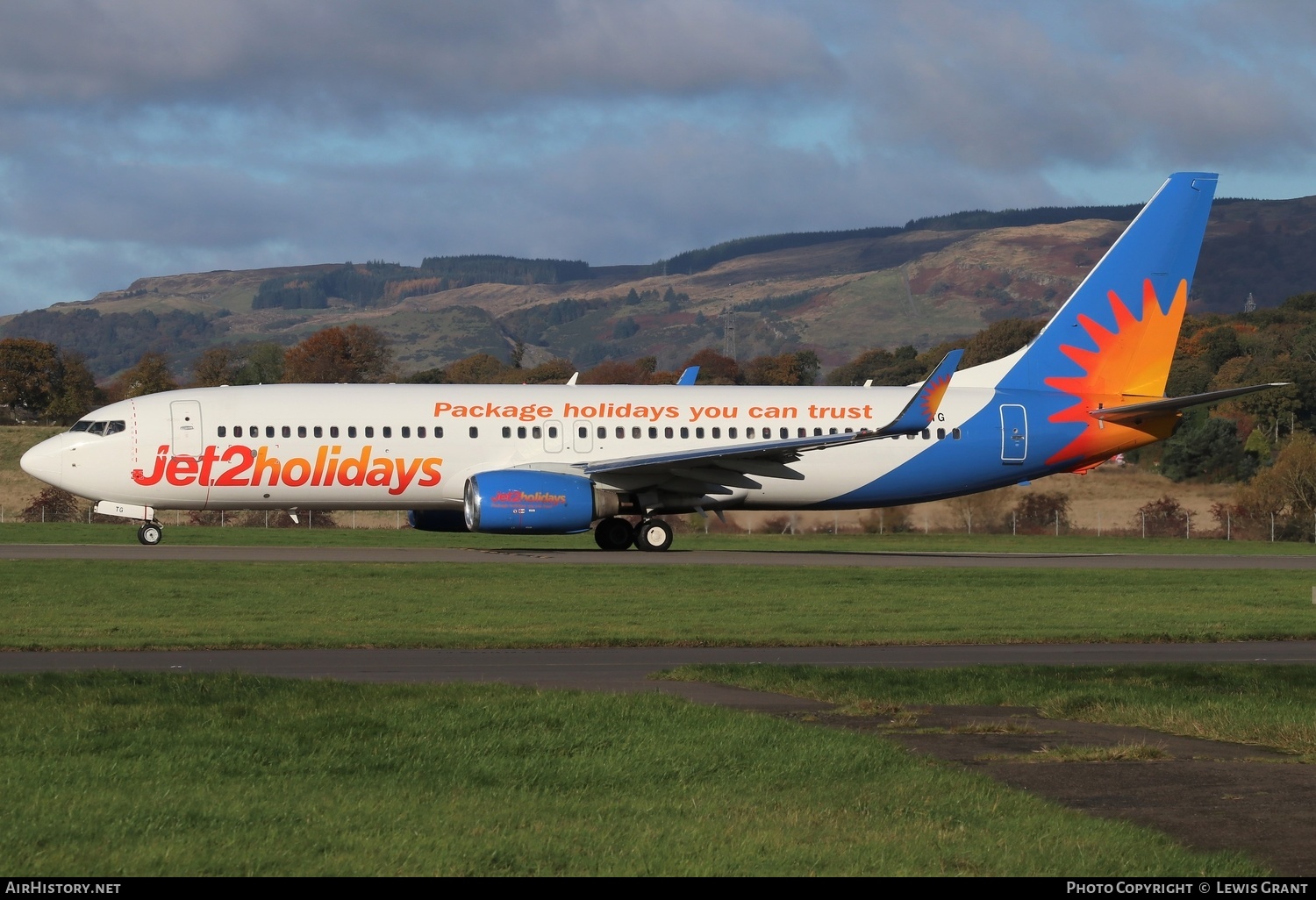 Aircraft Photo of G-DRTG | Boeing 737-8BK | Jet2 Holidays | AirHistory.net #416073