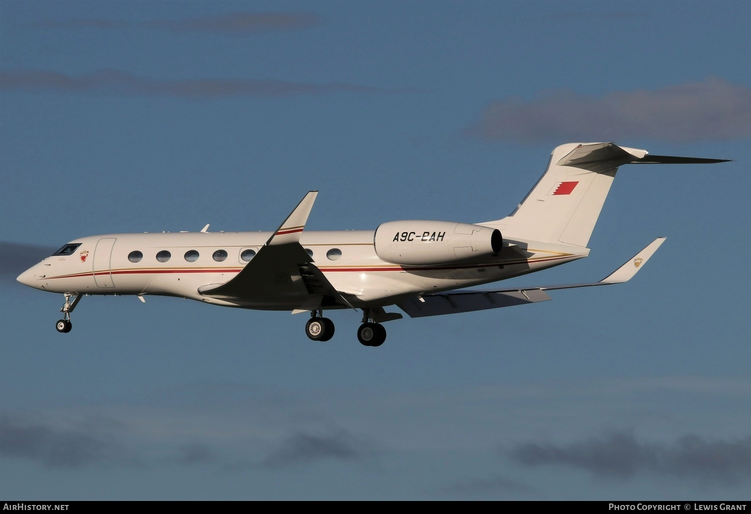 Aircraft Photo of A9C-BAH | Gulfstream Aerospace G650 (G-VI) | Bahrain Royal Flight | AirHistory.net #416124