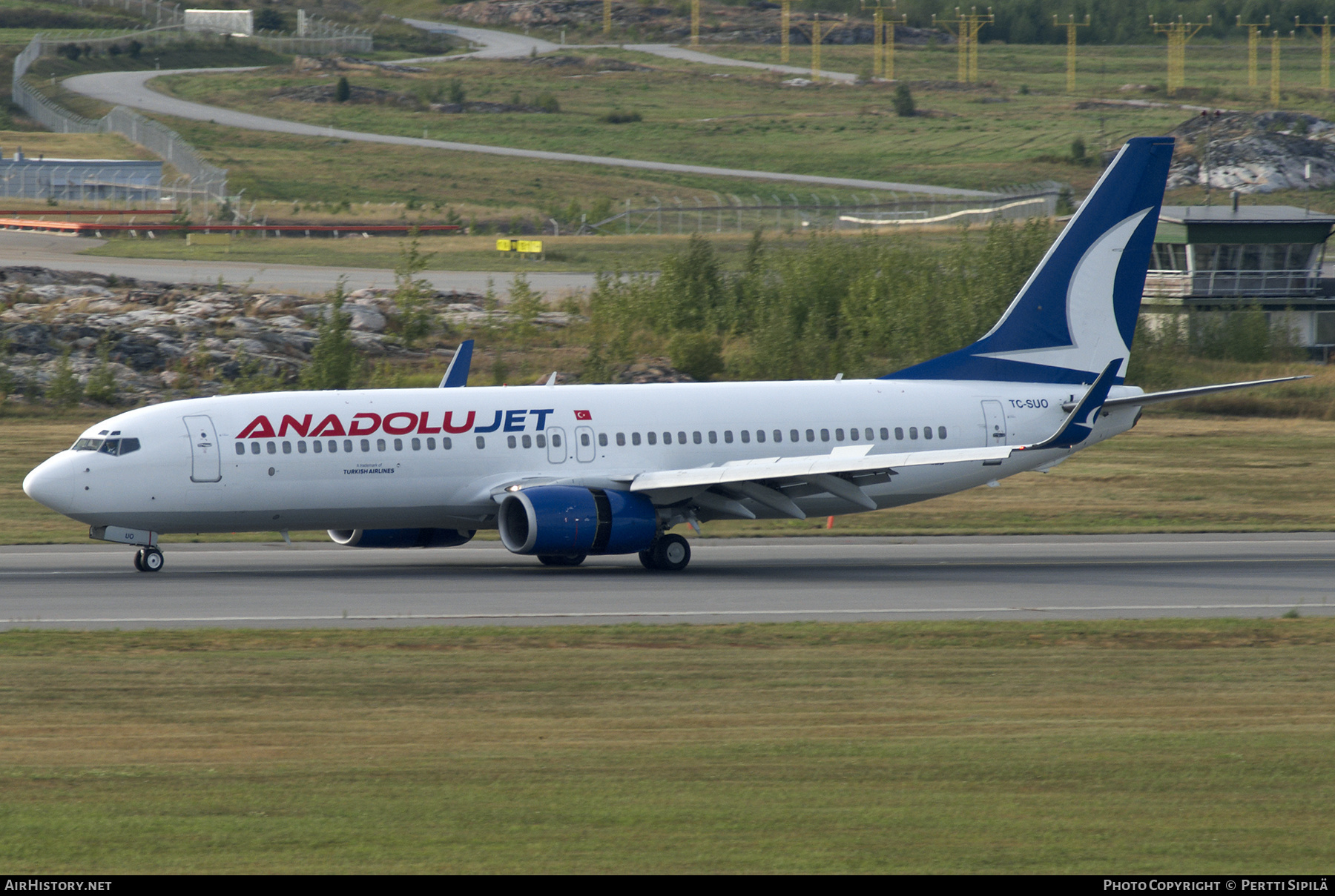 Aircraft Photo of TC-SUO | Boeing 737-86Q | AnadoluJet | AirHistory.net #416160