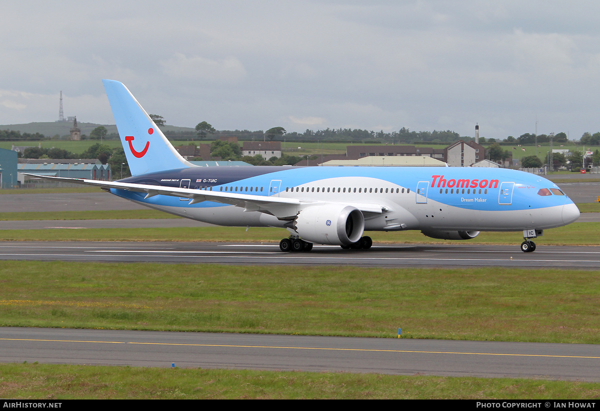 Aircraft Photo of G-TUIC | Boeing 787-8 Dreamliner | Thomson Airways | AirHistory.net #416182