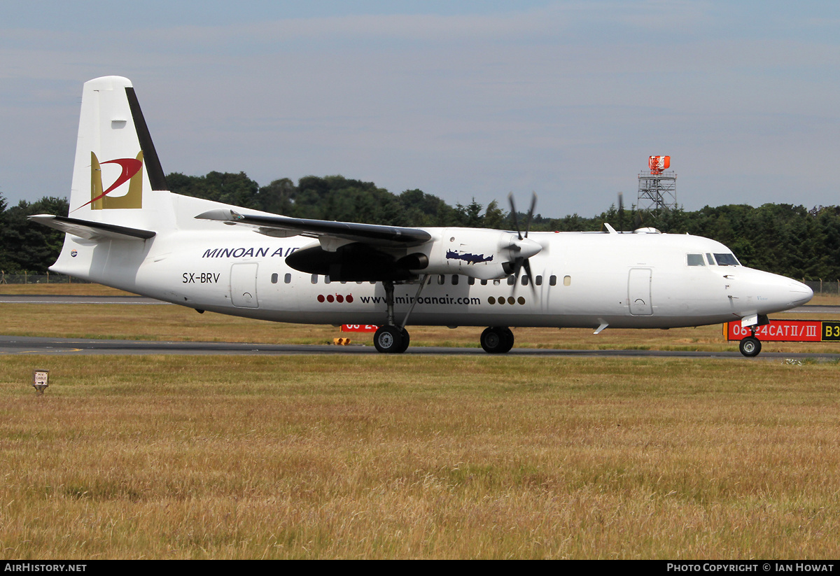 Aircraft Photo of SX-BRV | Fokker 50 | Minoan Air | AirHistory.net #416185