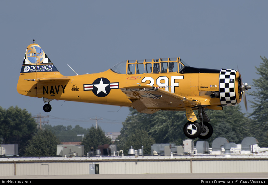Aircraft Photo of N3639F / 148112 | North American SNJ-6 Texan | Dodson International Parts | USA - Navy | AirHistory.net #416248