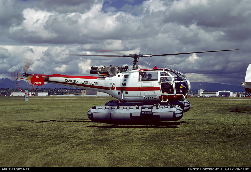 Aircraft Photo of C-FCAW | Sud SE-3160 Alouette III | Coast Guard | AirHistory.net #416286