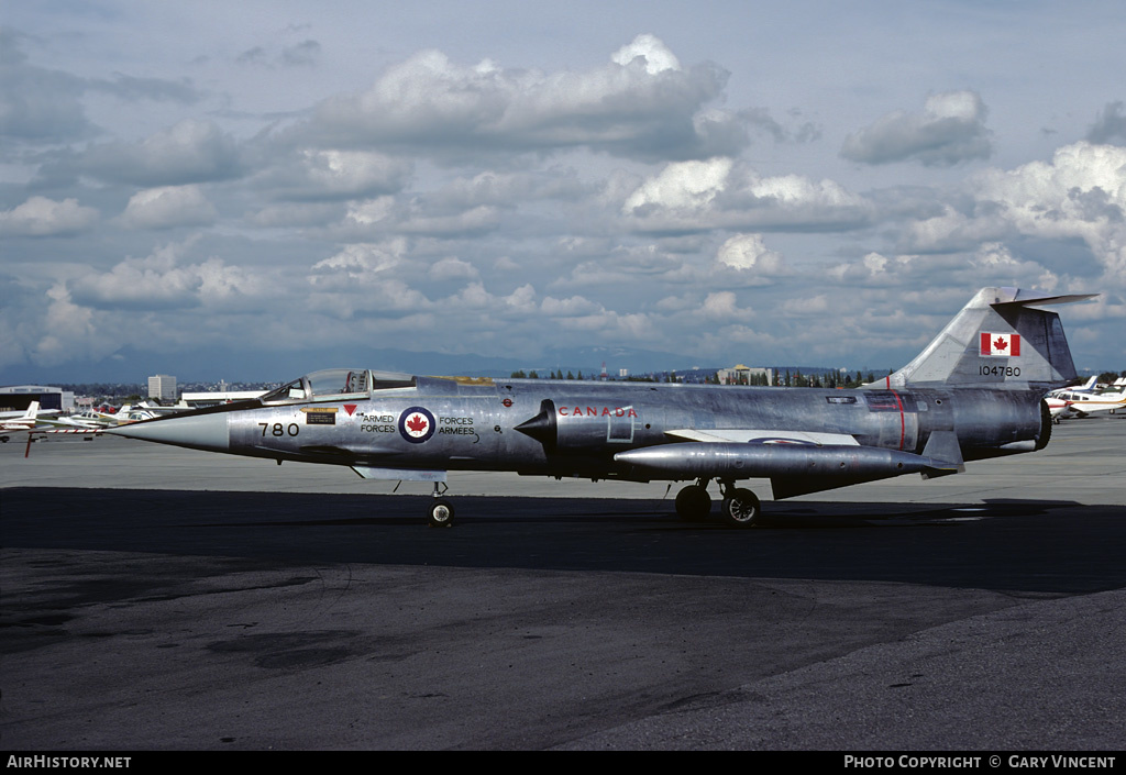 Aircraft Photo of 104780 | Canadair CF-104 Starfighter | Canada - Air Force | AirHistory.net #416292