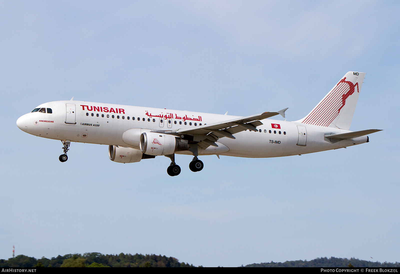 Aircraft Photo of TS-IMD | Airbus A320-211 | Tunisair | AirHistory.net #416296