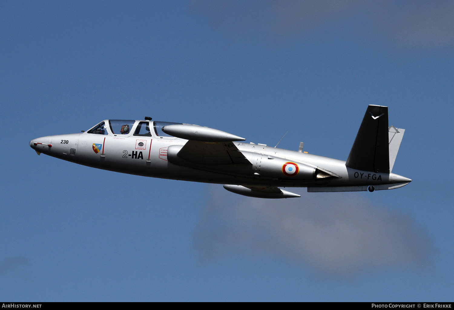 Aircraft Photo of OY-FGA | Fouga CM-170R Magister | France - Air Force | AirHistory.net #416308