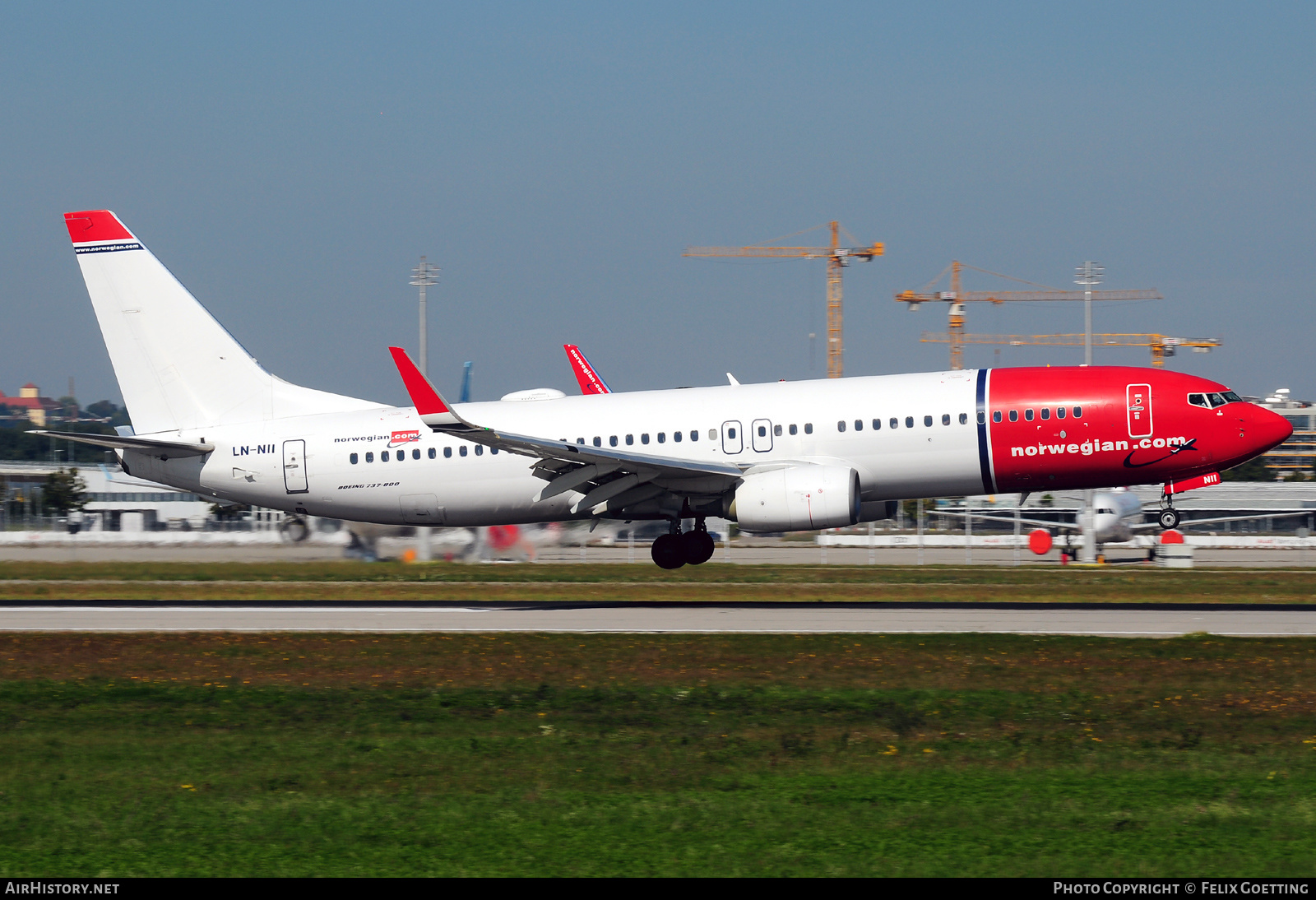 Aircraft Photo of LN-NII | Boeing 737-8JP | Norwegian | AirHistory.net #416311
