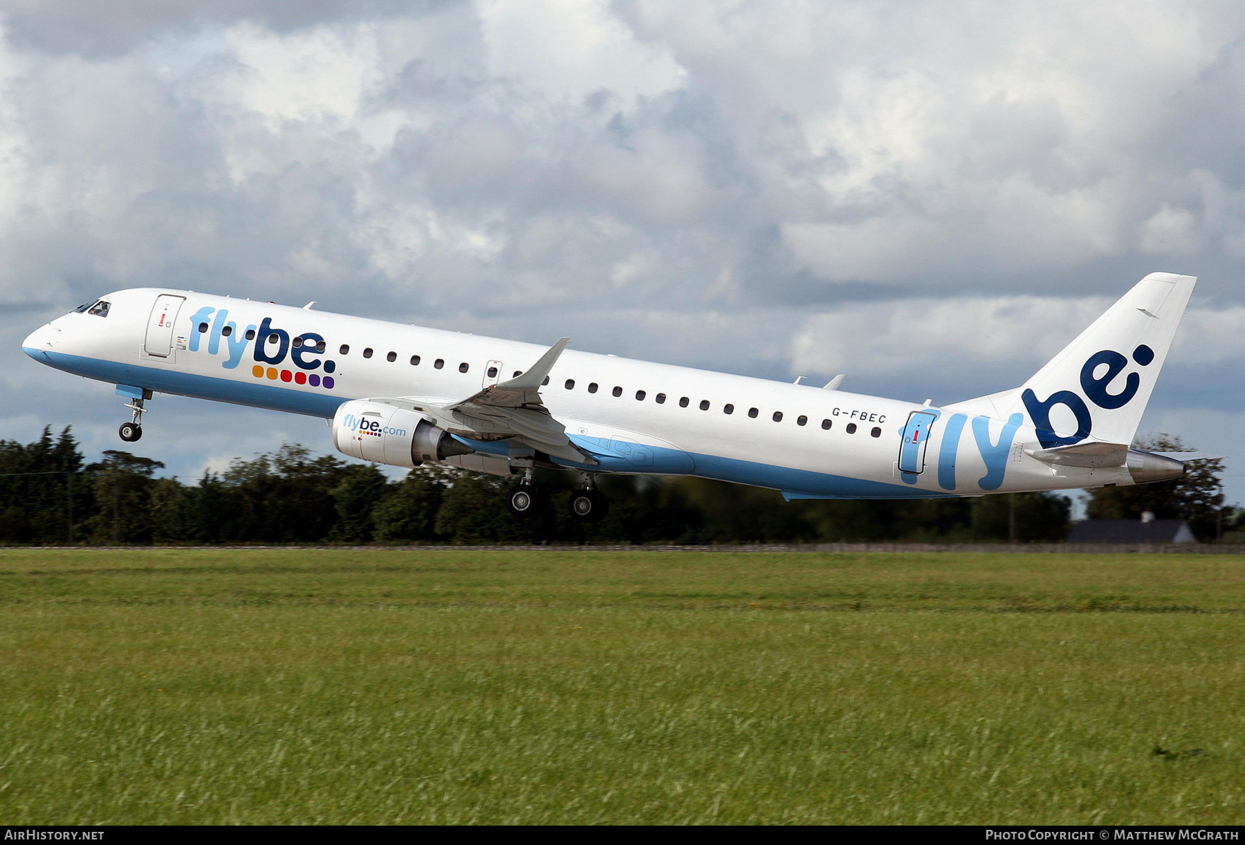 Aircraft Photo of G-FBEC | Embraer 195LR (ERJ-190-200LR) | Flybe | AirHistory.net #416315