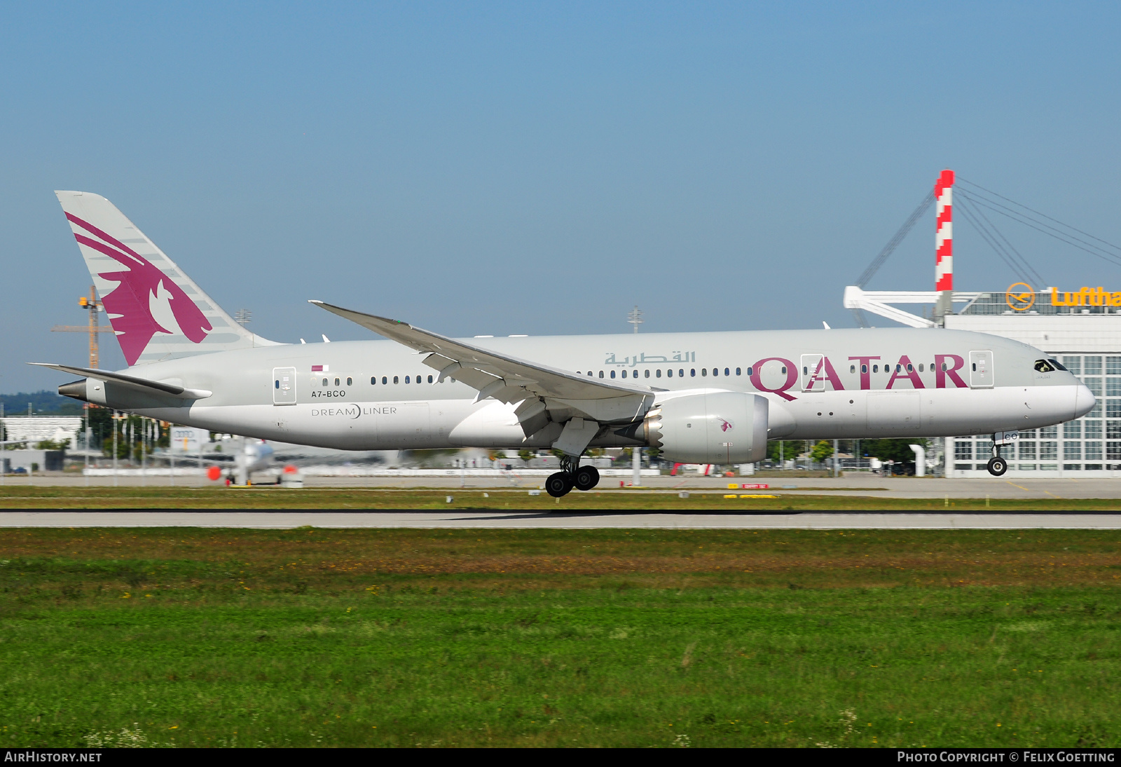 Aircraft Photo of A7-BCO | Boeing 787-8 Dreamliner | Qatar Airways | AirHistory.net #416331