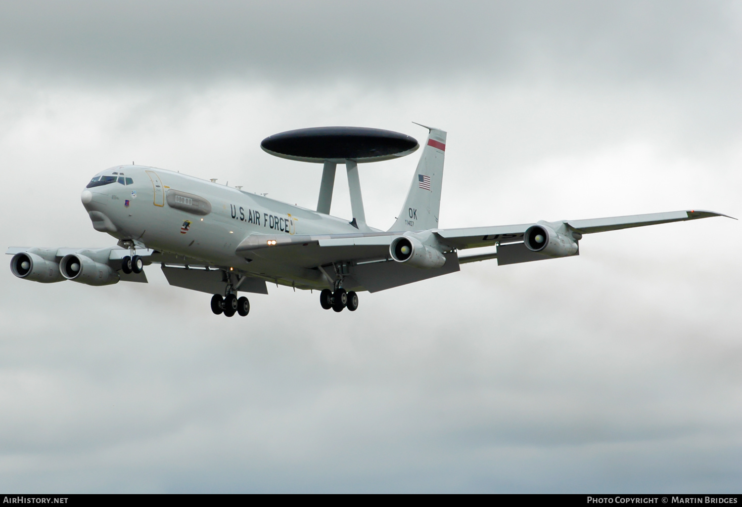 Aircraft Photo of 71-1407 | Boeing E-3B Sentry | USA - Air Force | AirHistory.net #416363